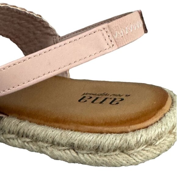 a.n.a. A New Approach Sandals Flatform Beatrice Model Pink Blush Women's Size 9M - Picture 9 of 12